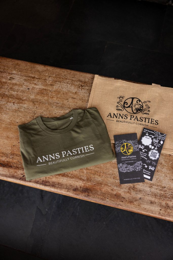 5 Classic Pasties Voucher, Jute Bag & T-Shirt!
