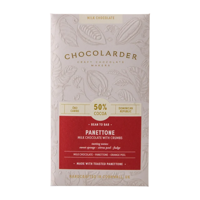 Panettone 50% Milk Chocolate Bar